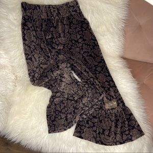 Matilda Jane Kids Flare Pants. Brown Velvet.
